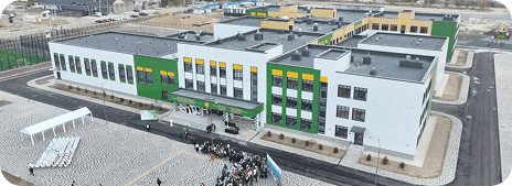 «Комфортная школа на 1500 мест» п.Деркул, ЗКО